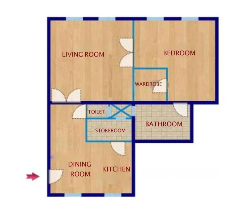 Apartment Brill *
